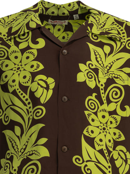 "Pictograph Flower" Casual Shirt Shirts