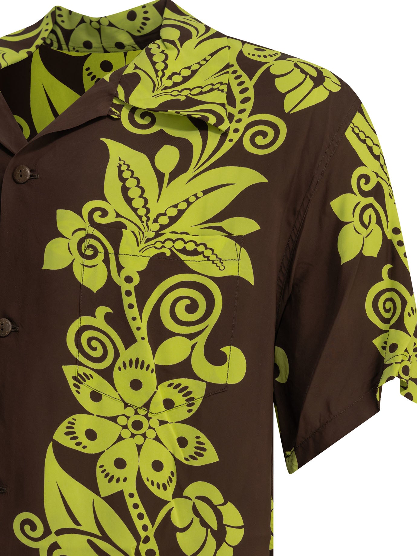 "Pictograph Flower" Casual Shirt Shirts