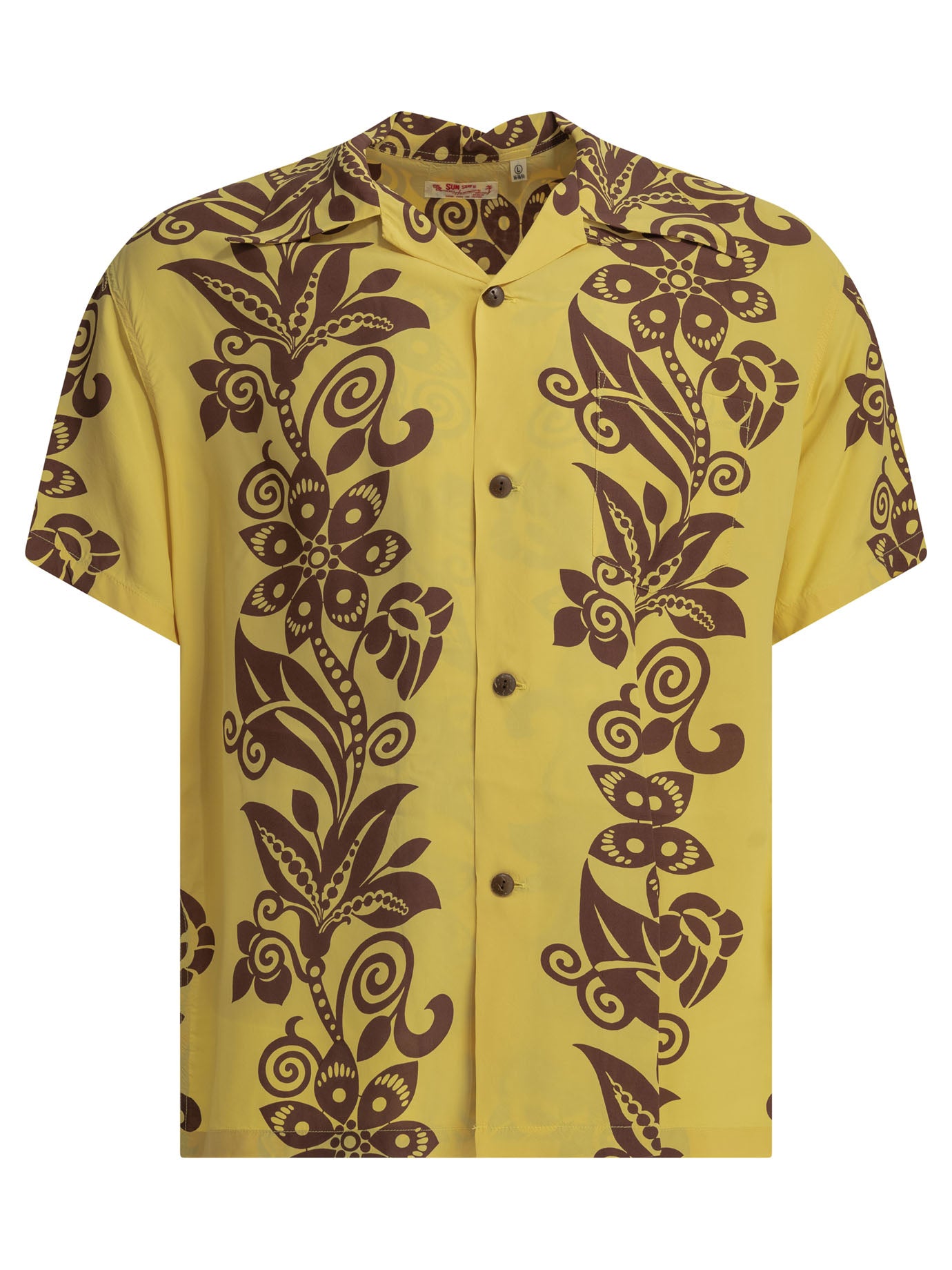 "Pictograph Flower" Casual Shirt Shirts