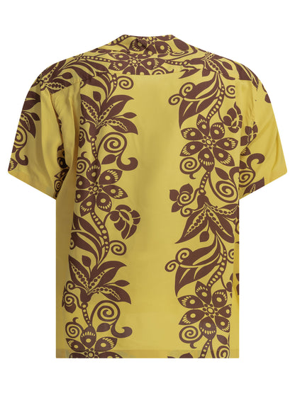 "Pictograph Flower" Casual Shirt Shirts