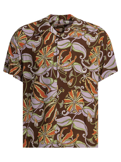 "Spider Lily" Casual Shirt Shirts