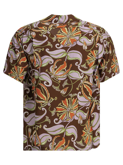 "Spider Lily" Casual Shirt Shirts