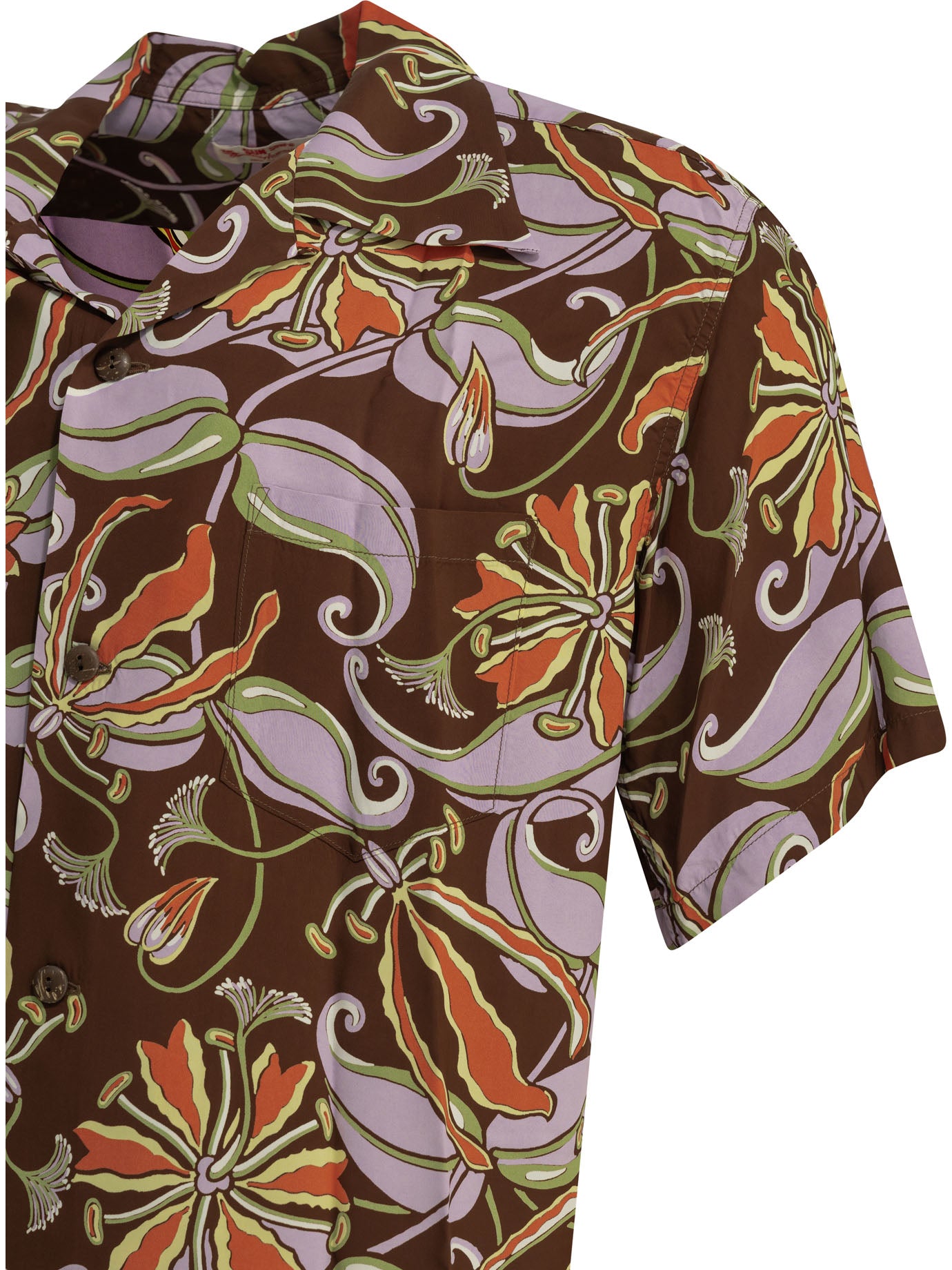 "Spider Lily" Casual Shirt Shirts