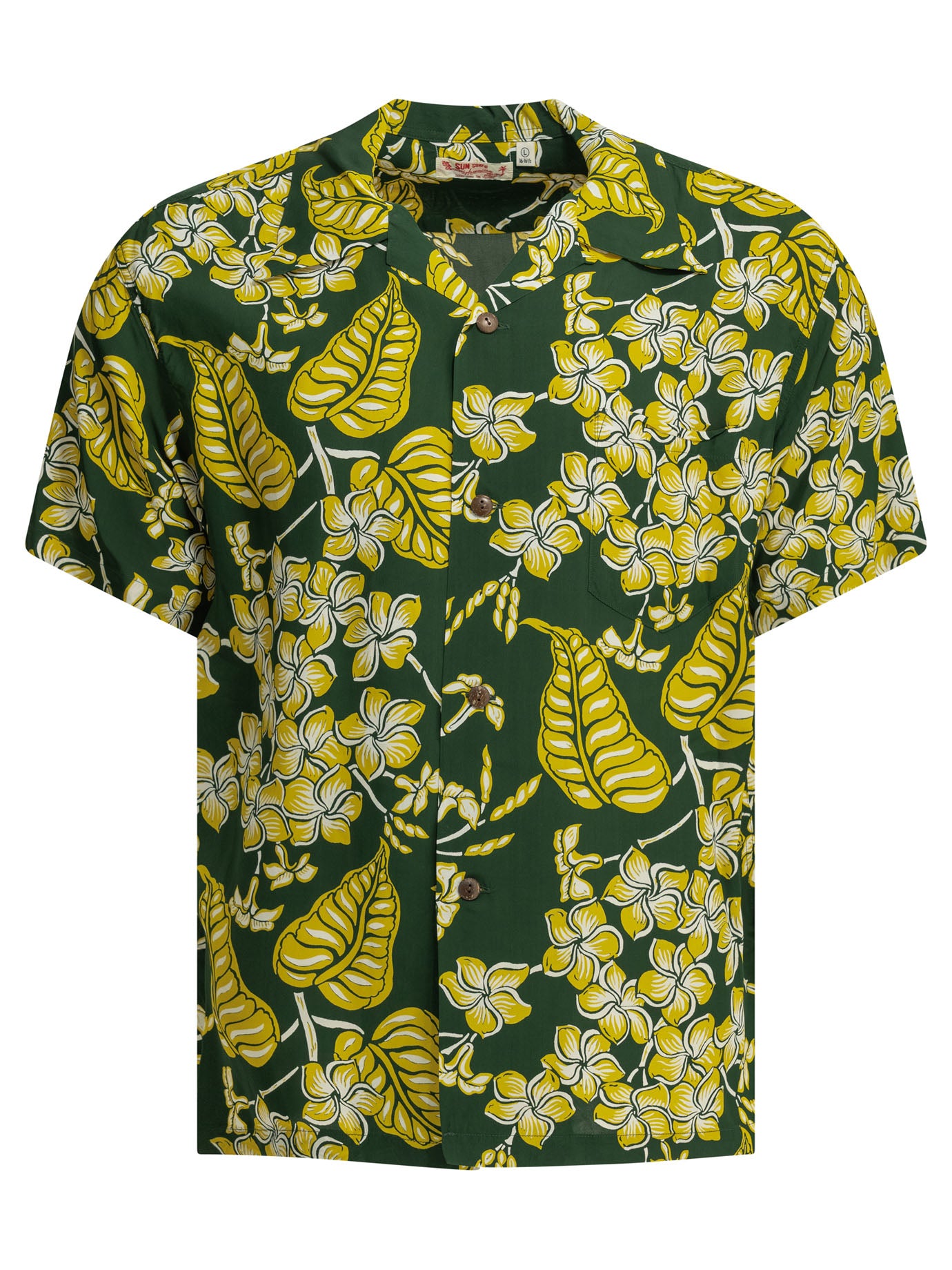"Plumeria Blossoms" Casual Shirt Shirts