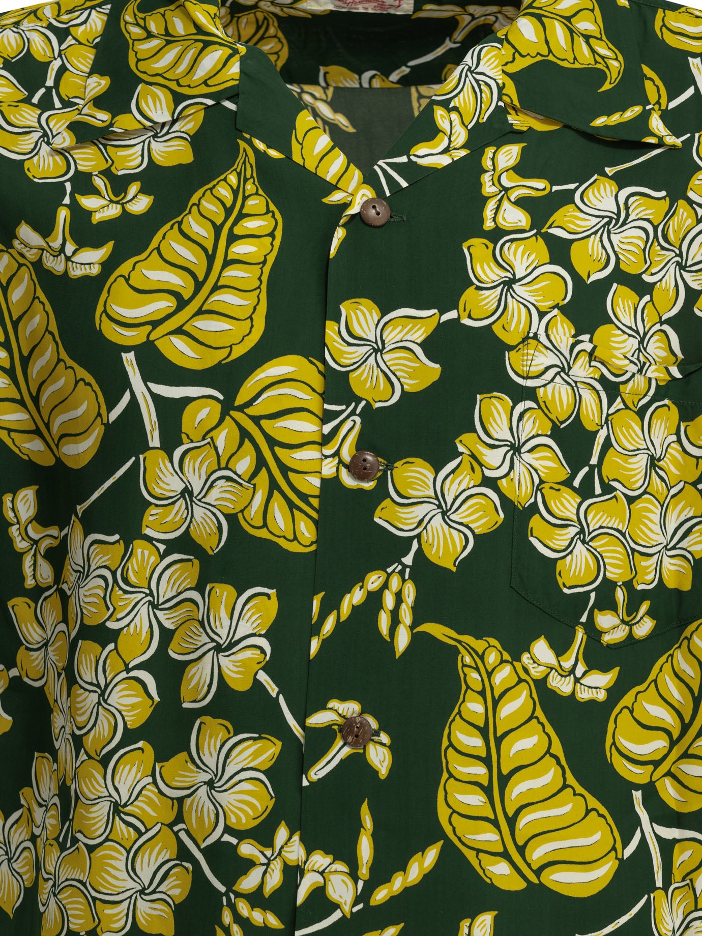 "Plumeria Blossoms" Casual Shirt Shirts