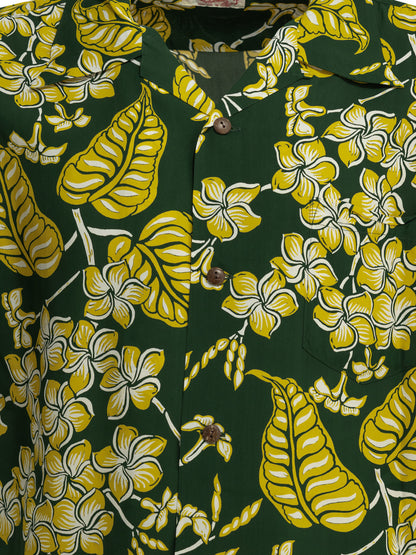 "Plumeria Blossoms" Casual Shirt Shirts