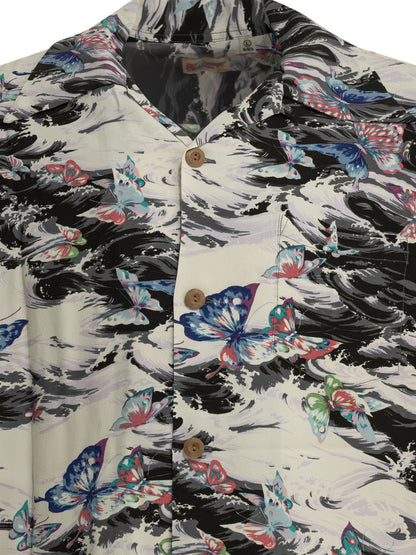 "Butterfly Splash" Casual Shirt Shirts