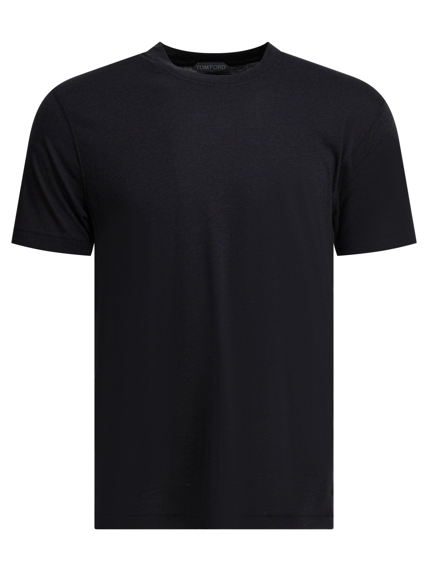 Round-neck T-shirt made of lyocell T-shirts
