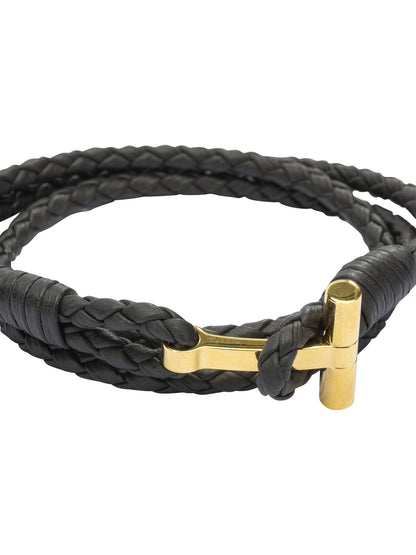 Braided leather bracelet Jewels