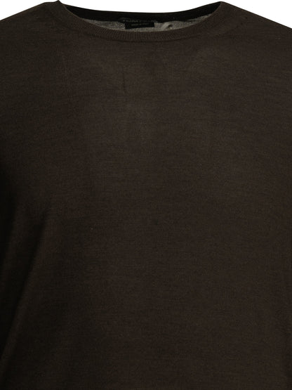 Cashmere and silk crew-neck sweater Knitwear
