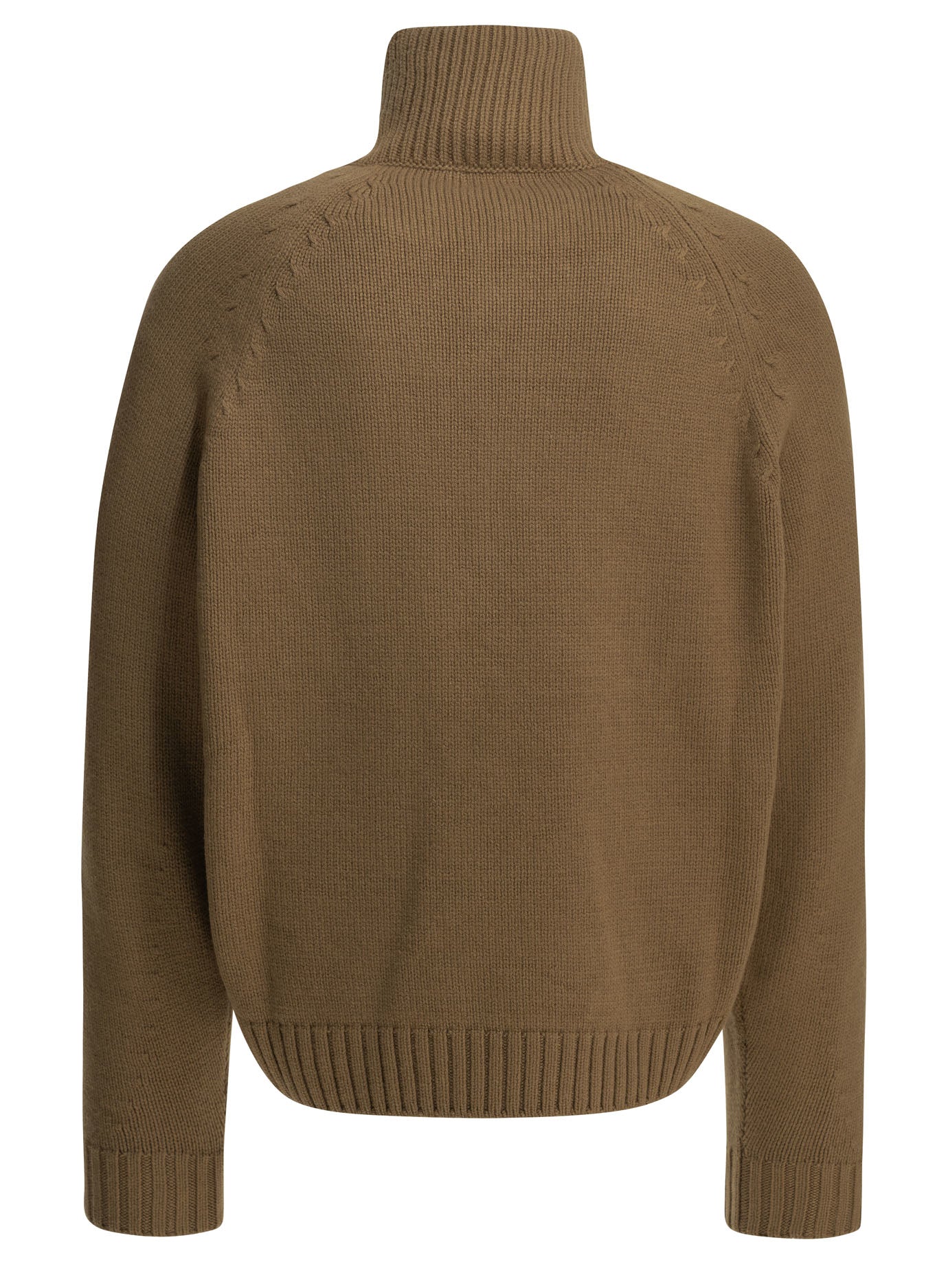 Cashmere wool blend half-zip sweater Knitwear