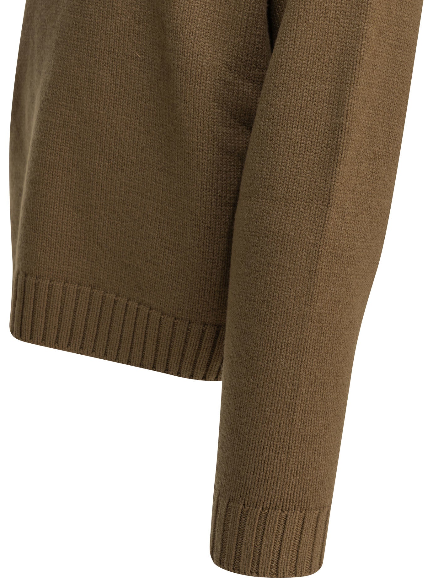 Cashmere wool blend half-zip sweater Knitwear