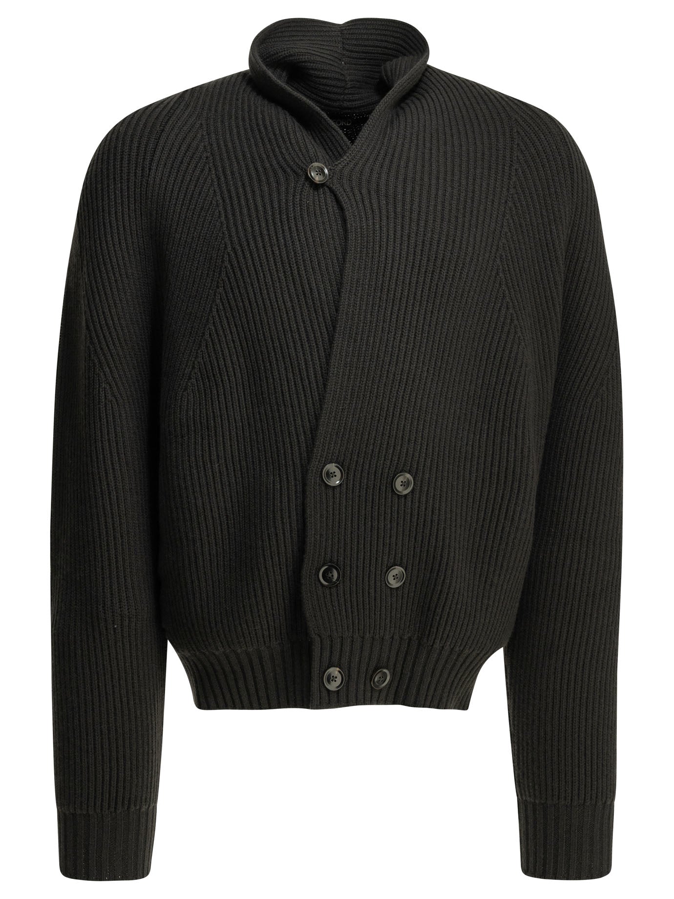 Double-breasted cashmere cardigan Knitwear