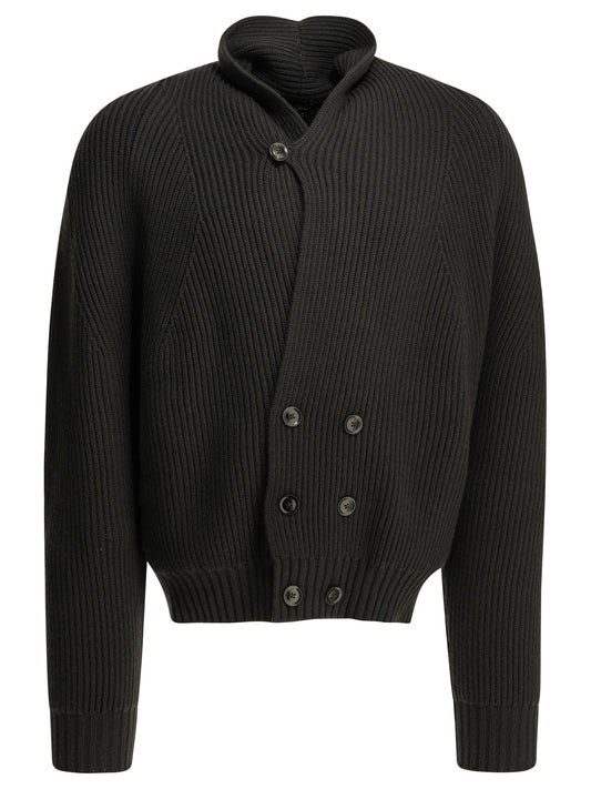 Double-breasted cashmere cardigan Knitwear