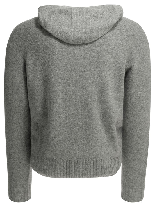 Cashmere hooded sweater Knitwear