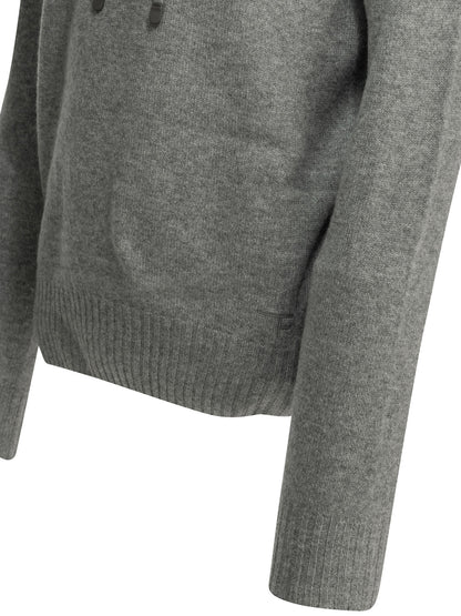 Cashmere hooded sweater Knitwear