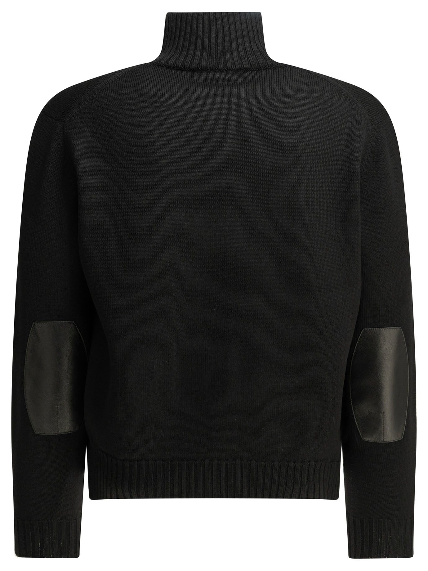 Wool Sweater with a Zipper Knitwear
