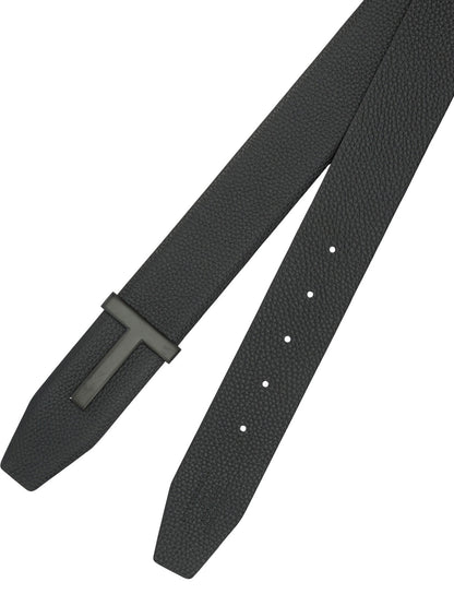 "T Icon" Leather belt Belts
