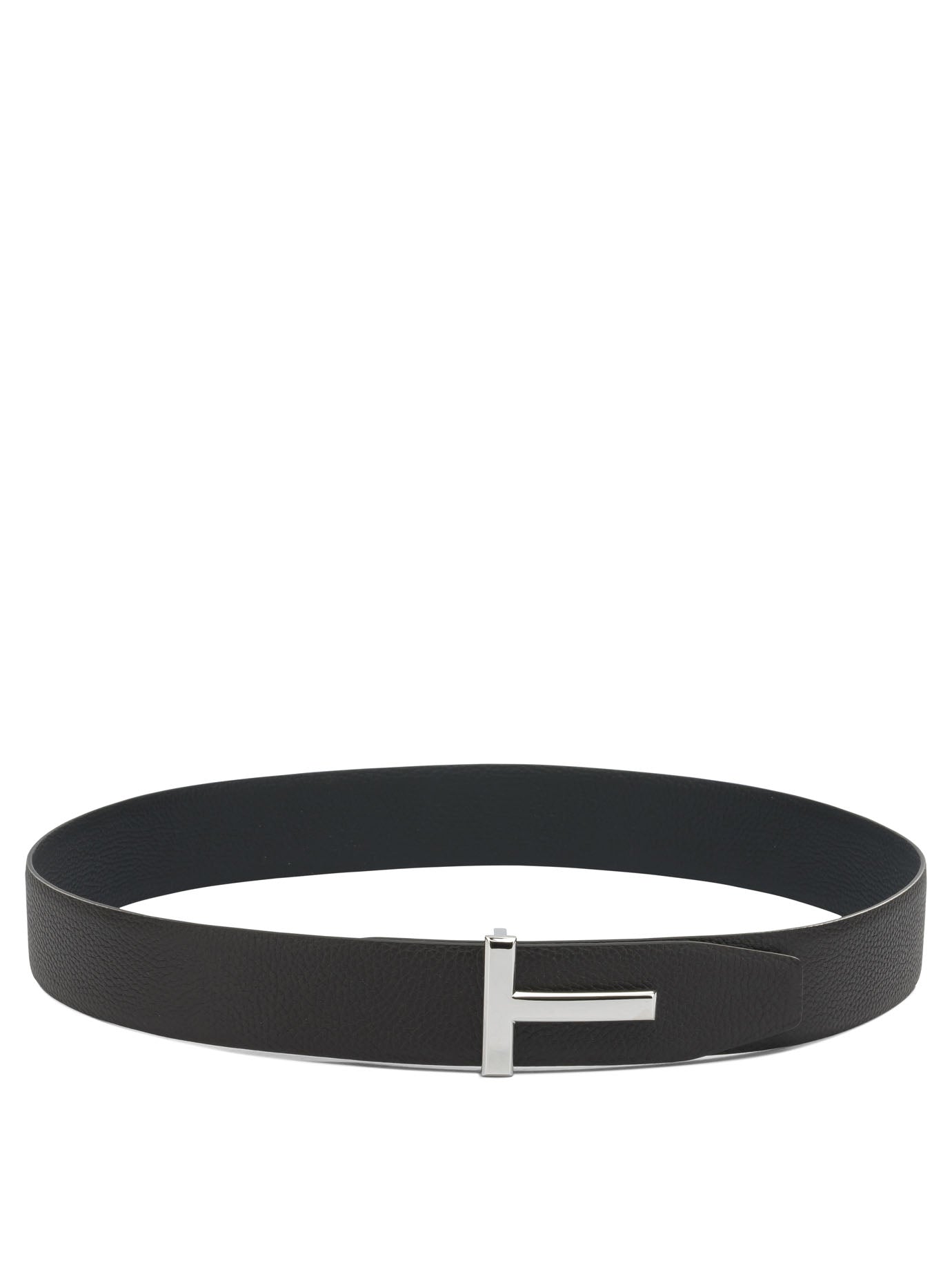 "T Icon" Leather belt Belts