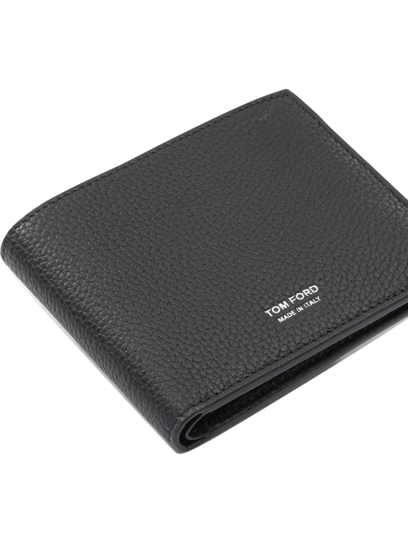 Crocodile-effect bi-fold wallet Wallets & Card holders
