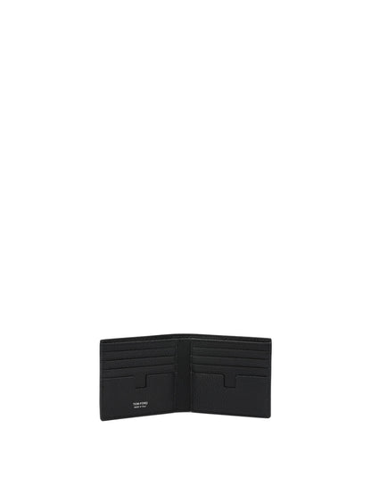 Crocodile-effect bi-fold wallet Wallets & Card holders