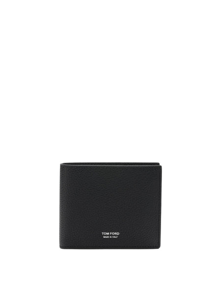 Crocodile-effect bi-fold wallet Wallets & Card holders