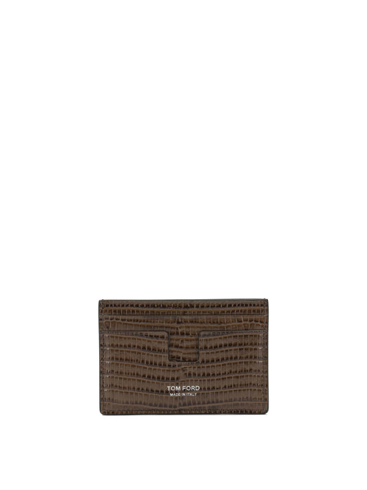 Crocodile effect card holder Wallets & Card holders