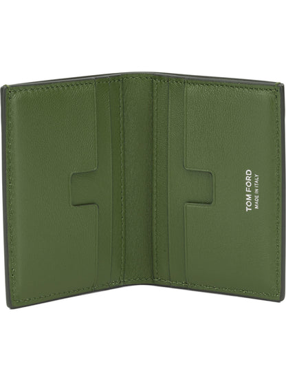 Foldable crocodile-print cardholder Wallets & Card holders