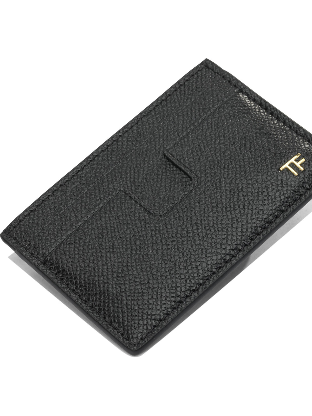 Small grain leather card holder Wallets & Card holders