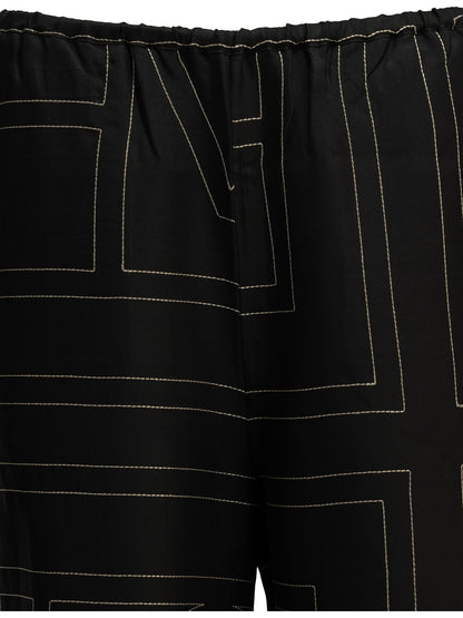 "Monogram" Casual Pants Trousers