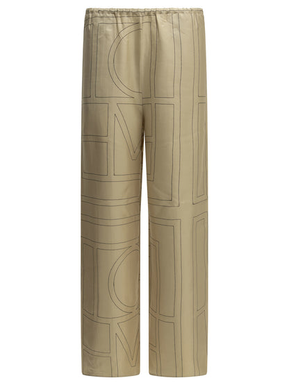 "Monogram" Casual Pants Trousers