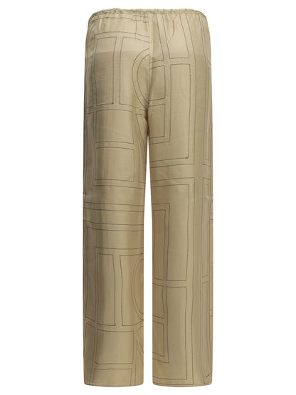 "Monogram" Casual Pants Trousers