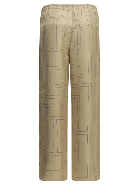 "Monogram" Casual Pants Trousers
