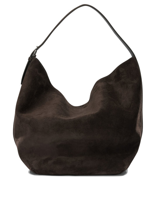 Borsa a spalla media in suede Shoulder bags