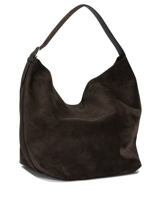Borsa a spalla media in suede Shoulder bags