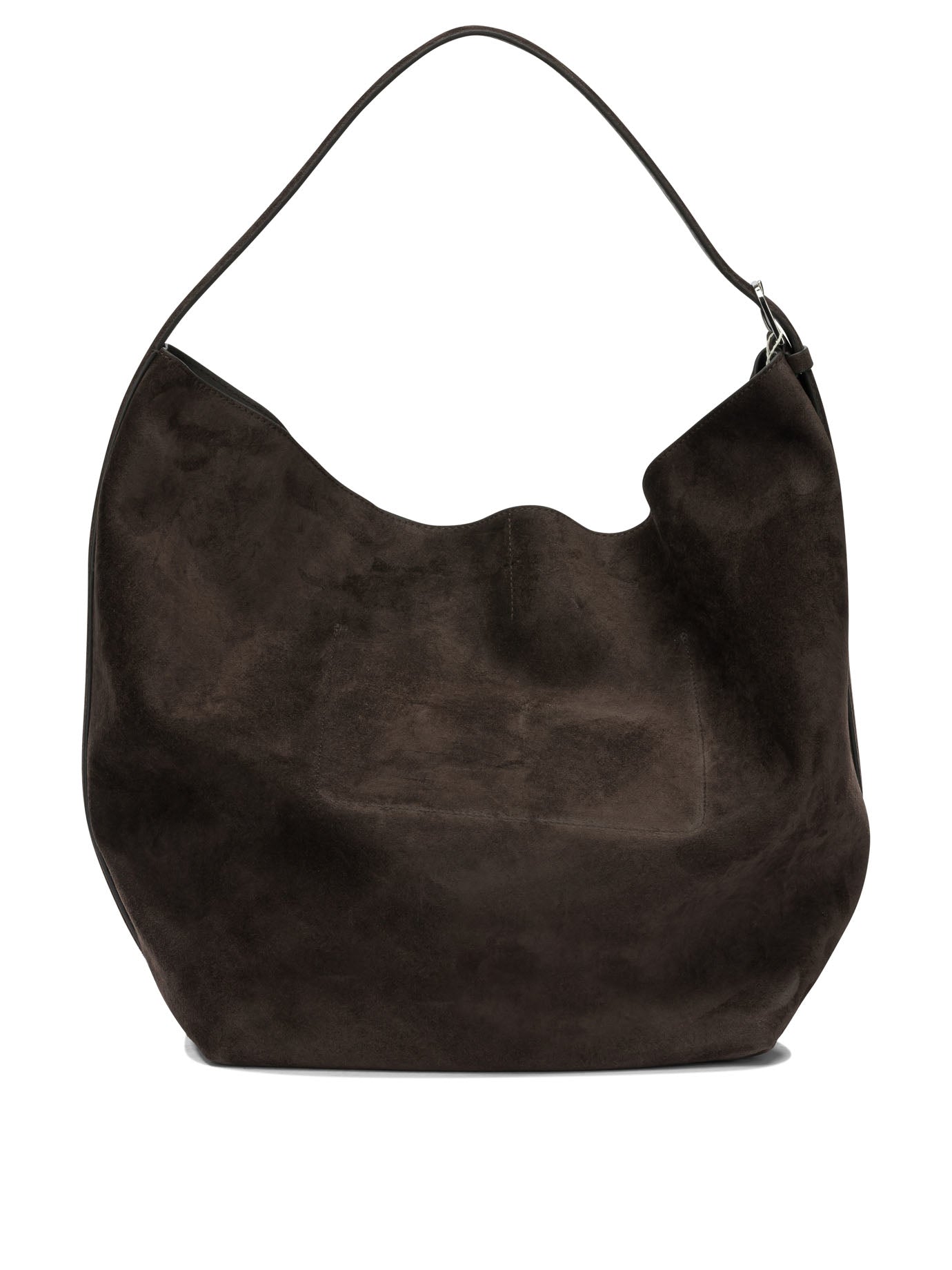 Borsa a spalla media in suede Shoulder bags