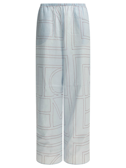 "Monogram" Casual pants Trousers