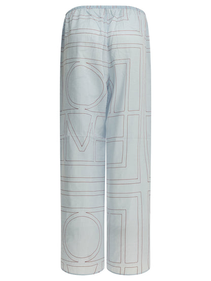 "Monogram" Casual pants Trousers