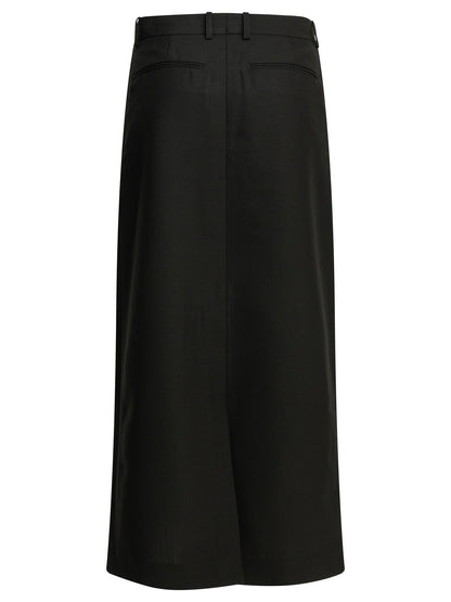 Wool blend long skirt Skirts