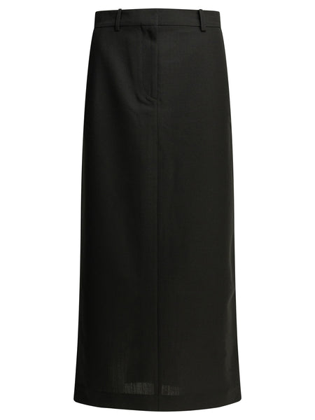 Wool blend long skirt Skirts