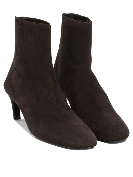 Suede ankle boots with zippers Boots and Ankle Boots