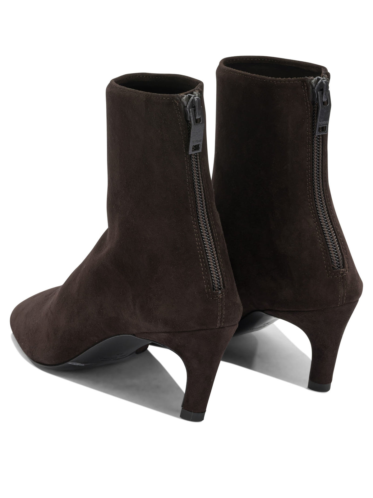 Suede ankle boots with zippers Boots and Ankle Boots
