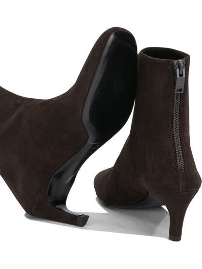 Suede ankle boots with zippers Boots and Ankle Boots