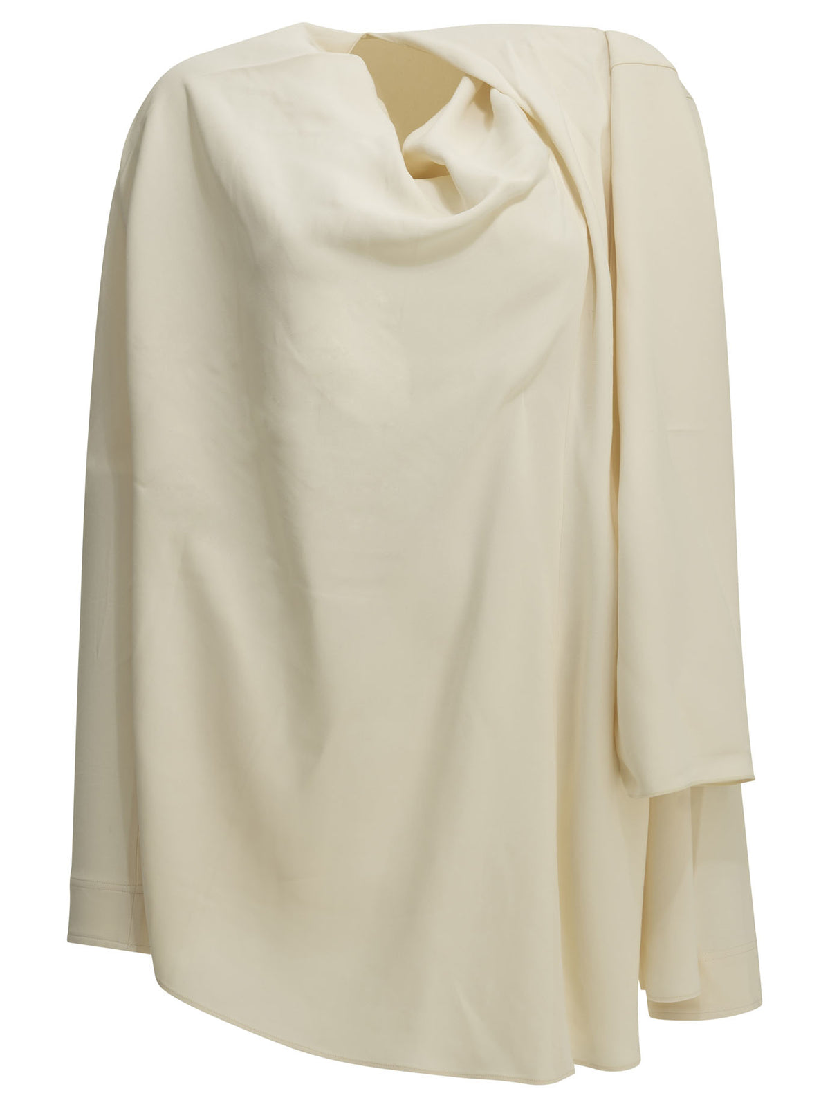 Blouse with a scarf neckline Shirts