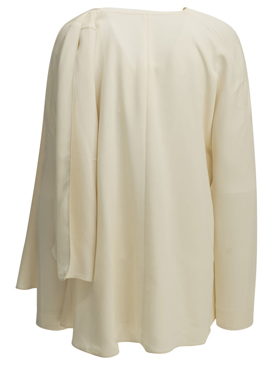 Blouse with a scarf neckline Shirts