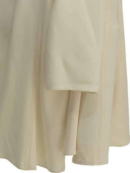 Blouse with a scarf neckline Shirts
