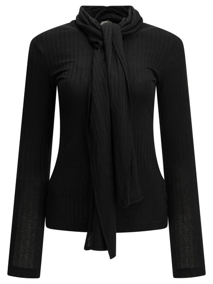 Cardigan with a bow Knitwear