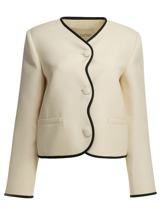 Crepe Couture Blazer Jackets and Coats