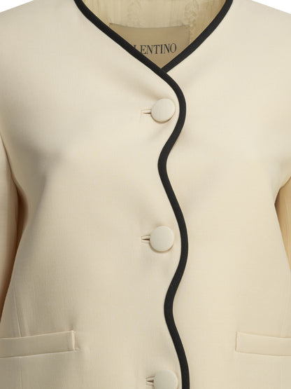 Crepe Couture Blazer Jackets and Coats