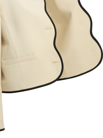 Crepe Couture Blazer Jackets and Coats